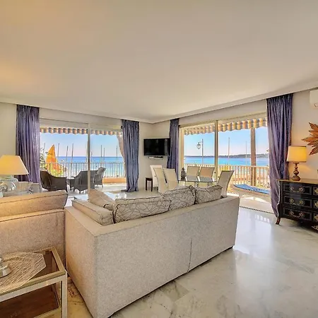 公寓 Immogroom- Huge Terrace - Panoramic Sea View - 1min From 戛纳