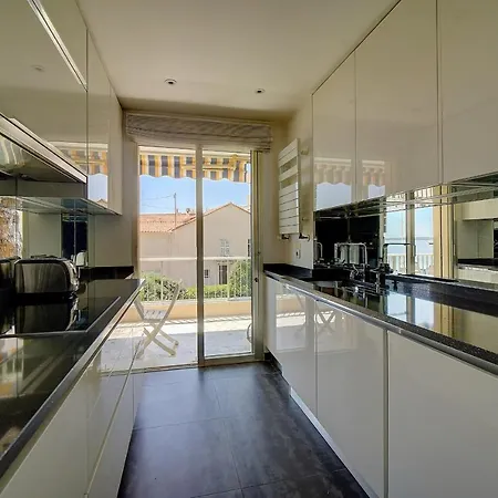 Immogroom- Huge Terrace - Panoramic Sea View - 1min From 公寓 戛纳